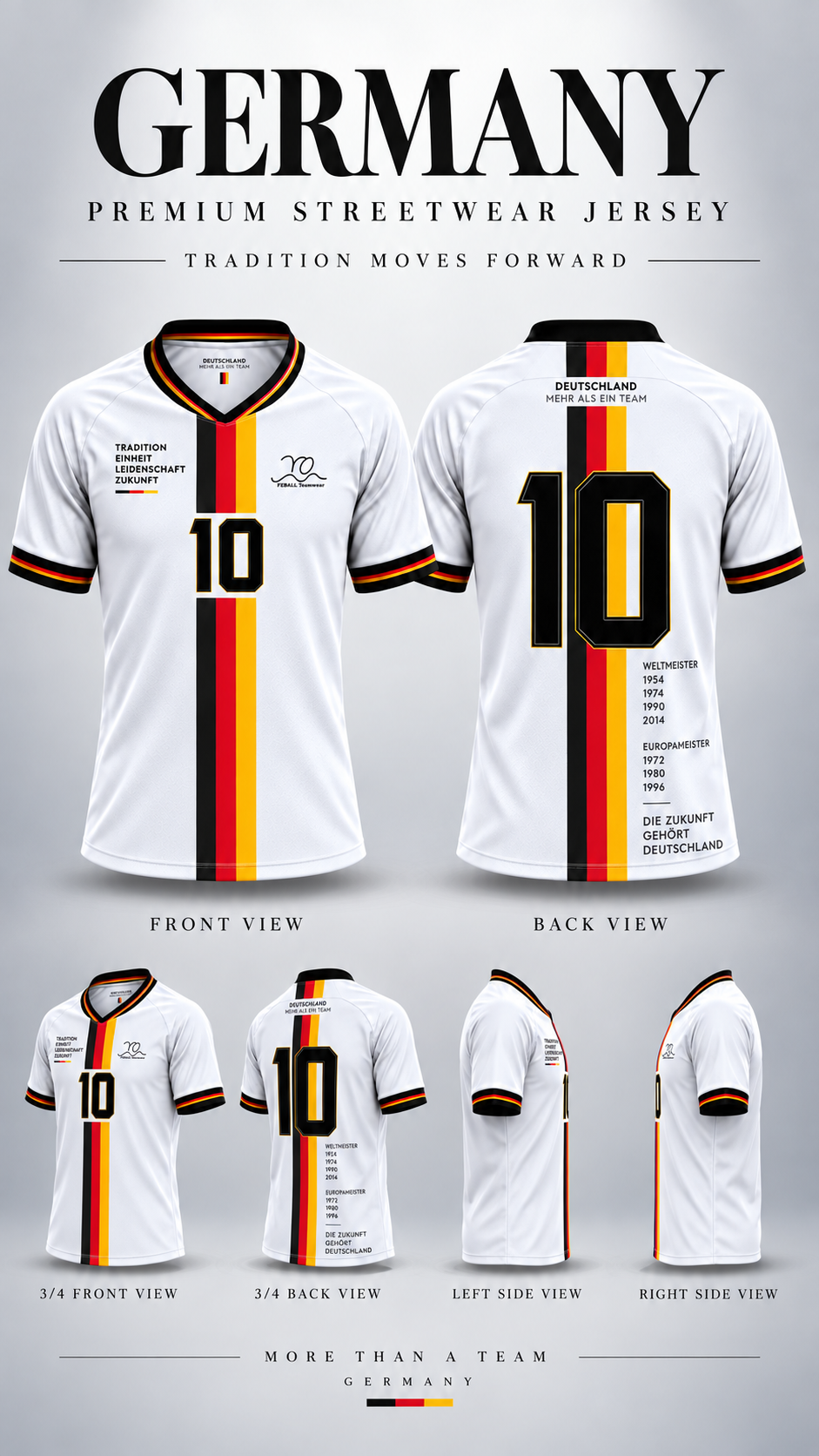 DEUTSCHLAND – Unisex Premium Jersey | Wave Your Flag Collection