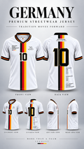 DEUTSCHLAND – Unisex Premium Jersey | Wave Your Flag Collection