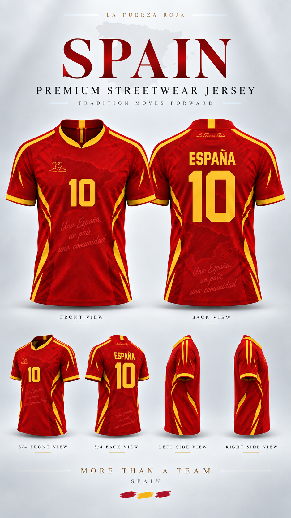 ESPAÑA – Unisex Premium Jersey | Wave Your Flag Collection