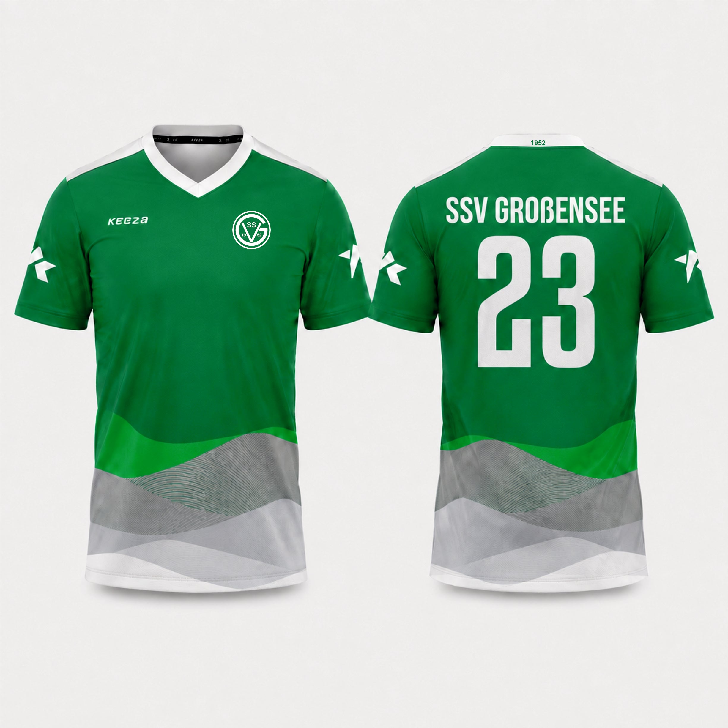 SSV Großensee Heimtrikot – Grün/Weiß