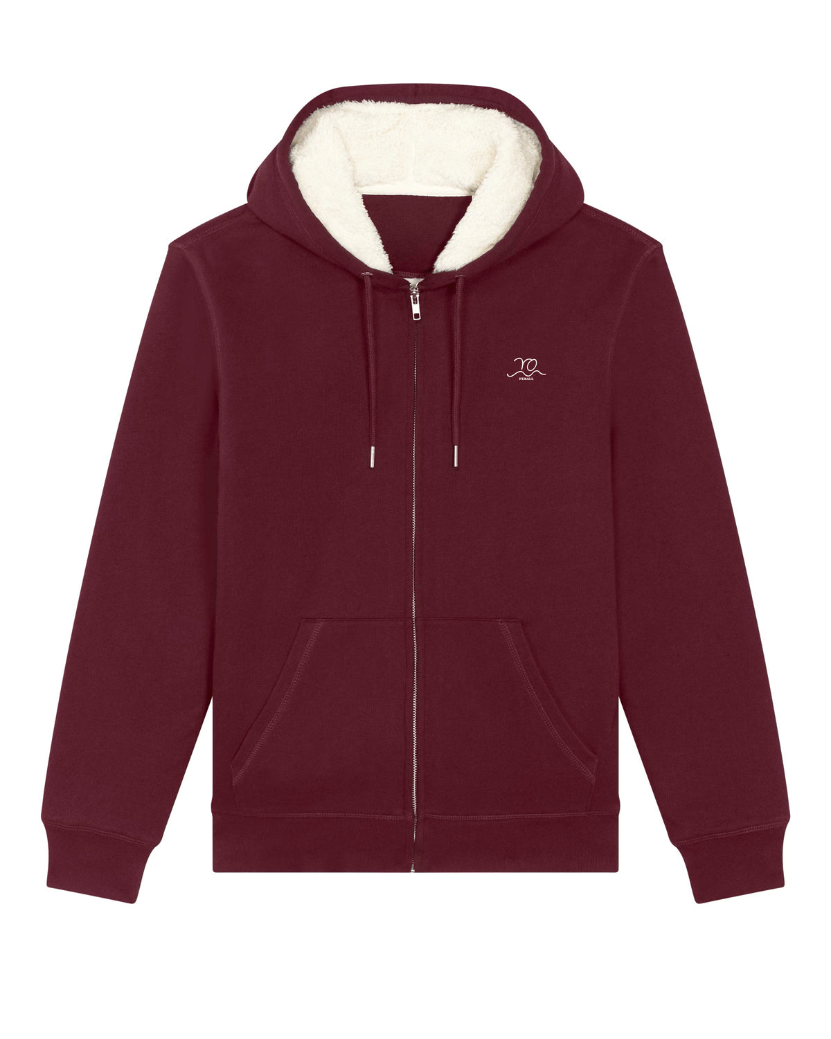 Premium Sherpa Zip Hoodie – Gefütterte Sweatjacke | Unisex