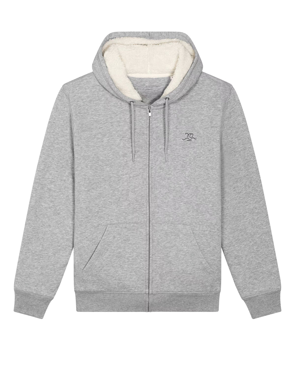 Premium Sherpa Zip Hoodie – Gefütterte Sweatjacke | Unisex