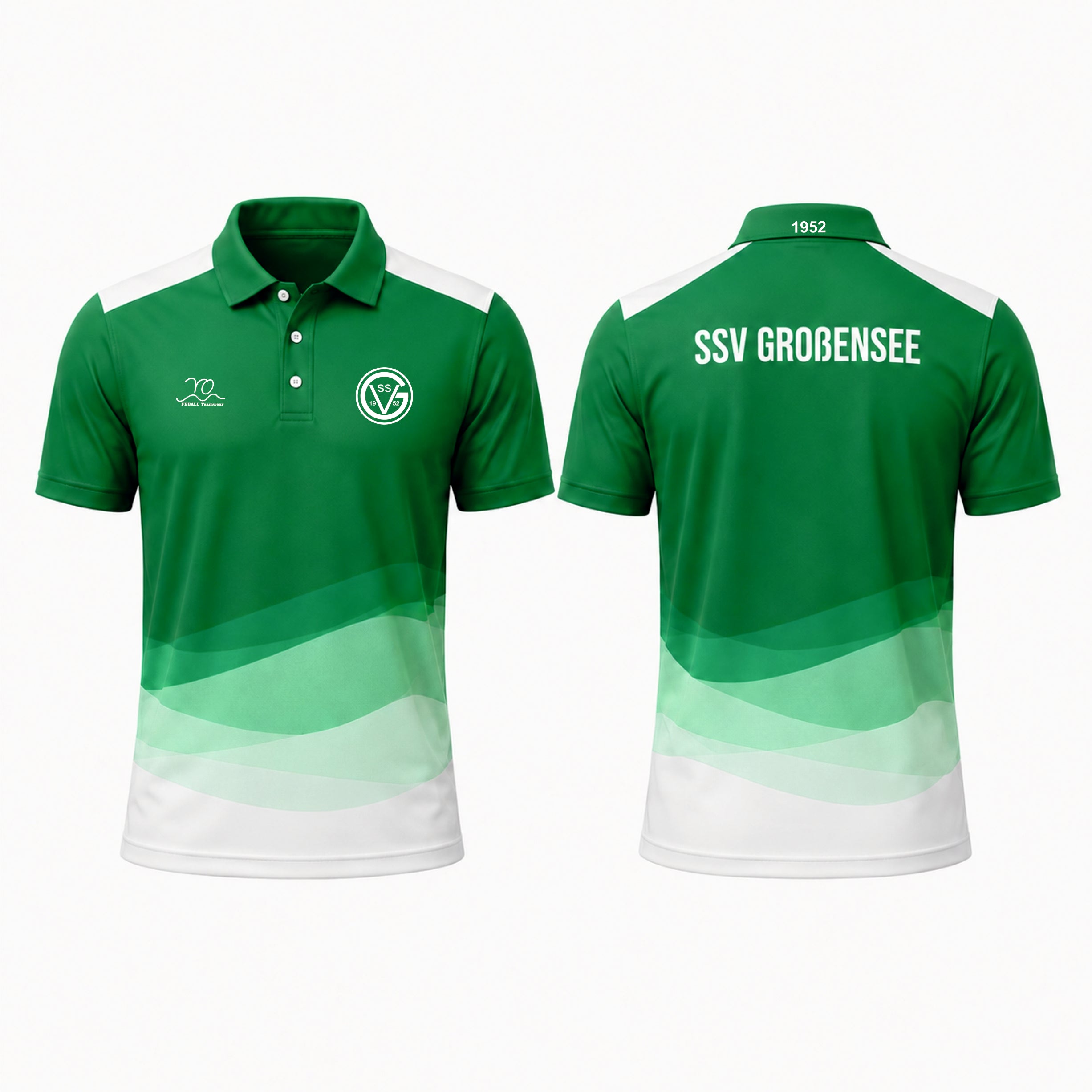 SSV Großensee Polo – Grün/Weiß